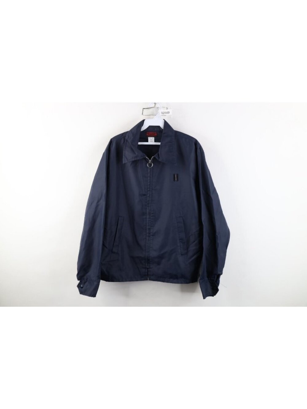 Vintage 70s Mens Large Tactical Police Uniform Windbreaker Bomber Jacket USA